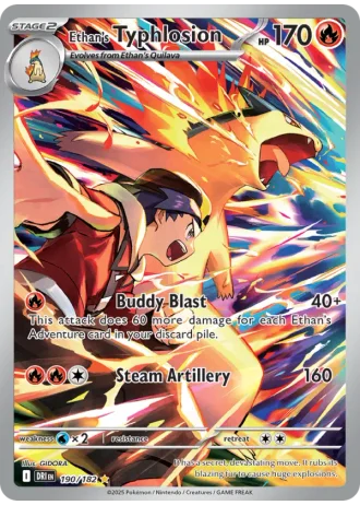Ethan's Typhlosion #190 — Destined Rivals