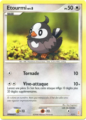Etourmi #7/11 — DP Kit dresseur (Lucario)
