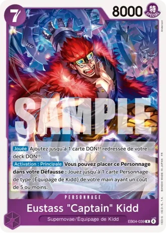 Eustass "Captain" Kidd (EB04-039) — Les Sept de la Mer d'Azur (OP14-EB04)