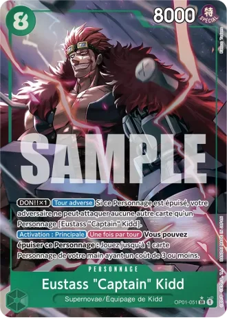 Eustass "Captain" Kidd (OP01-051) (Reprint) — ONE PIECE CARD THE BEST (PRB01)