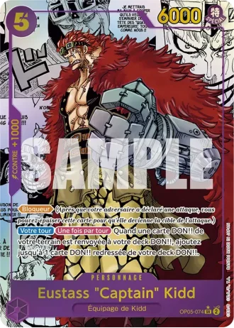Eustass "Captain" Kidd (OP05-074) (Reprint) — ONE PIECE CARD THE BEST (PRB01)