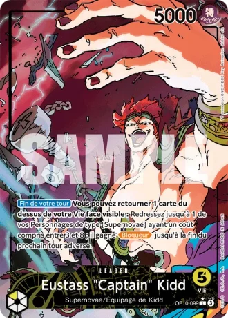 Eustass "Captain" Kidd (OP10-099) (Alternative Art) — Sang Royal (OP10)