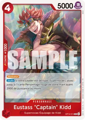 Eustass "Captain" Kidd (OP14-014) — Les Sept de la Mer d'Azur (OP14-EB04)