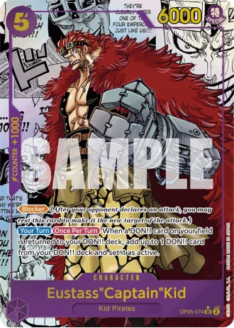 Eustass"Captain"Kid (OP05-074) (Manga Rare) (Reprint) — One Piece The Best (PRB01)