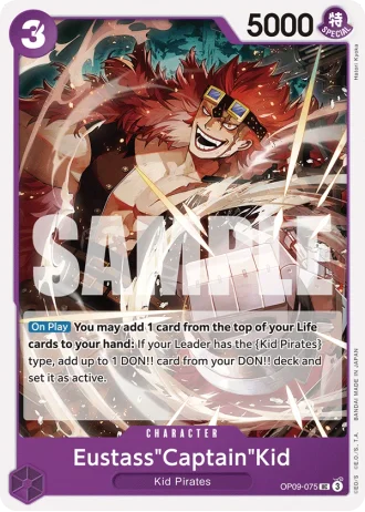 Eustass"Captain"Kid (OP09-075) — Emperors in the New World (OP09)