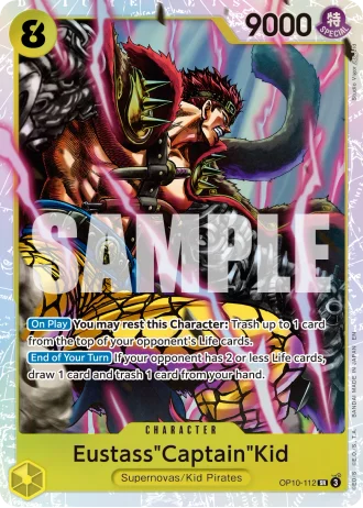 Eustass"Captain"Kid (OP10-112) (Reprint) — One Piece Card The Best Vol.2(PRB02)