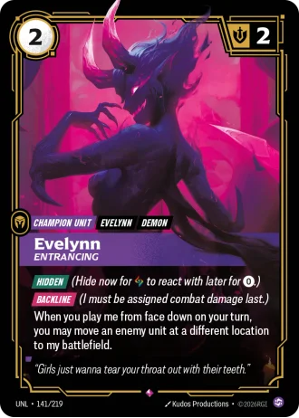 Evelynn, Entrancing #141/219 — Unleashed