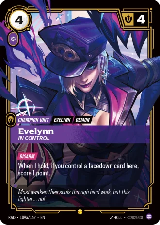 Evelynn, In Control #109a/167 — Radiance