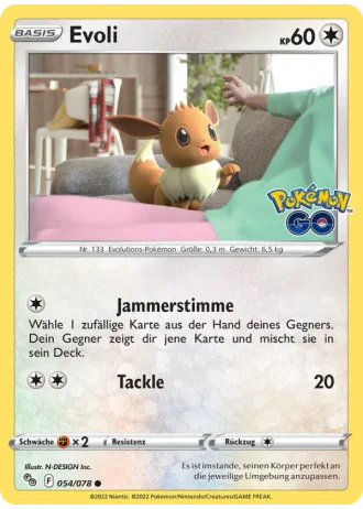 Evoli #054/78 — Pokémon GO