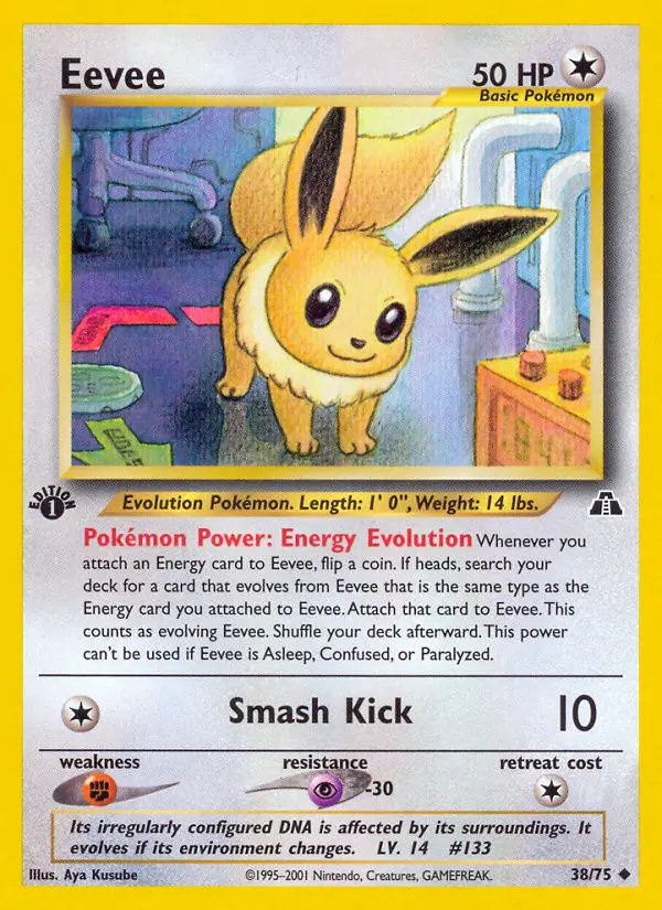 Evoli (1. Edition) #38 — Neo Entdeckung (1. Edition)