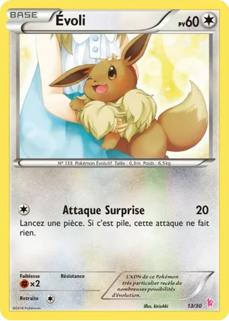Évoli #13/30 — XY Kit du dresseur (Nymphali)