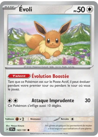 Évoli #143/191 — Étincelles Déferlantes