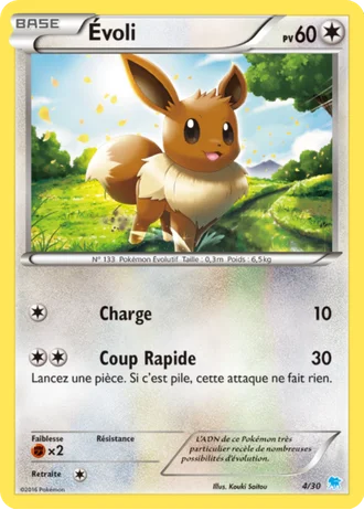 Évoli #4/30 — XY Kit du dresseur (Suicune)