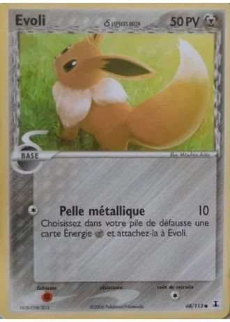 Evoli #68/113 — EX Espèces Delta