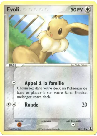 Evoli #69/113 — EX Espèces Delta
