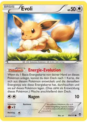 Evoli #80/111 — Fliegende Fäuste