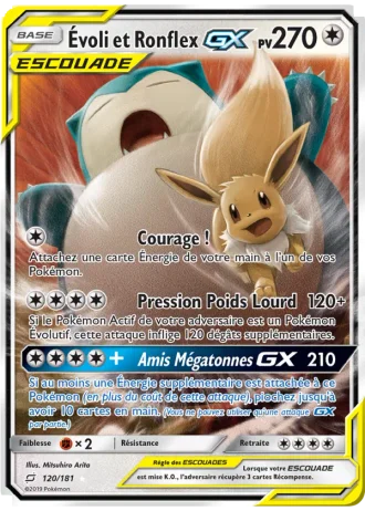 Évoli et Ronflex GX #120/181 — Duo de Choc