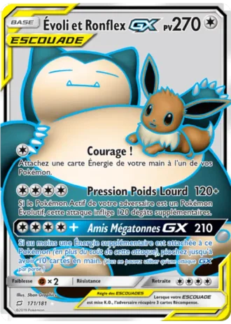 Évoli et Ronflex GX #171/181 — Duo de Choc
