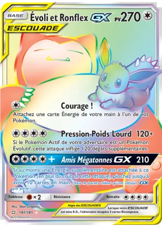 Évoli et Ronflex GX #191/181 — Duo de Choc