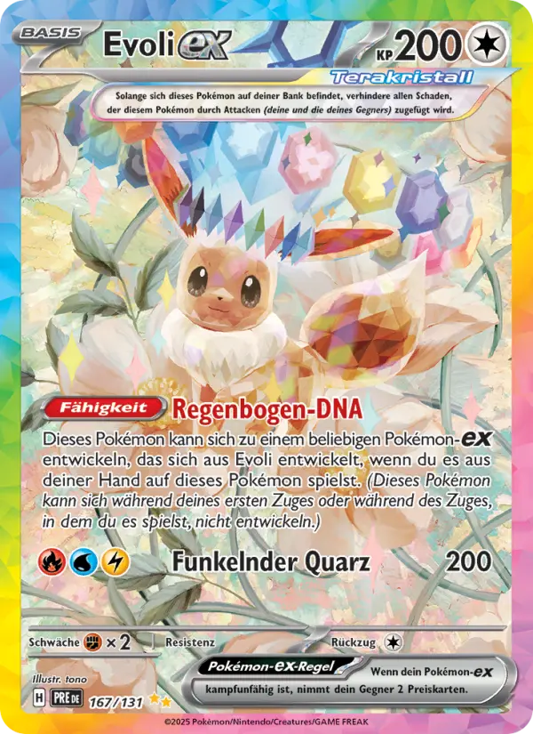Evoli ex #167 — Prismatische Entwicklungen