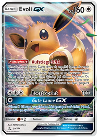 Evoli GX SM174 — Sonne & Mond Promos