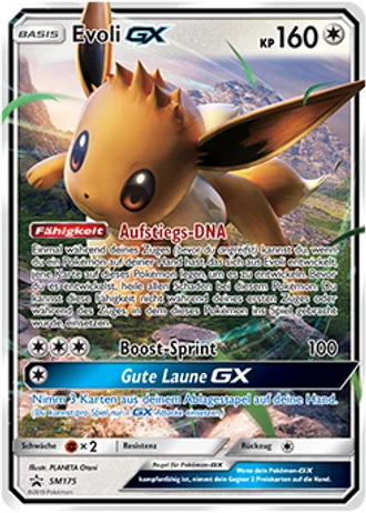 Evoli GX SM175 — Sonne & Mond Promos