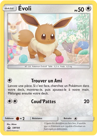 Évoli SM184 — Soleil & Lune Promos