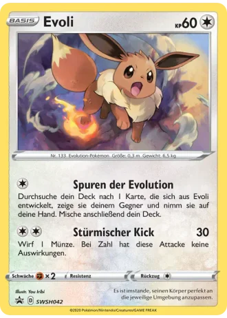 Evoli SWSH042 — Schwert & Schild Promos