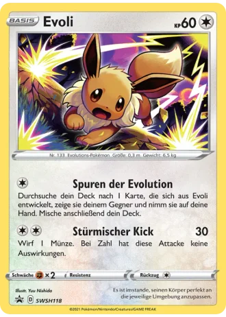 Evoli SWSH118 — Schwert & Schild Promos