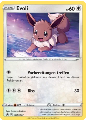 Evoli SWSH127 — Schwert & Schild Promos
