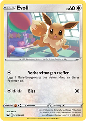 Evoli SWSH212 — Schwert & Schild Promos