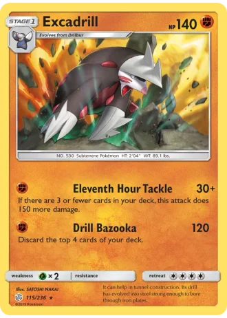 Excadrill #115/236 — Cosmic Eclipse