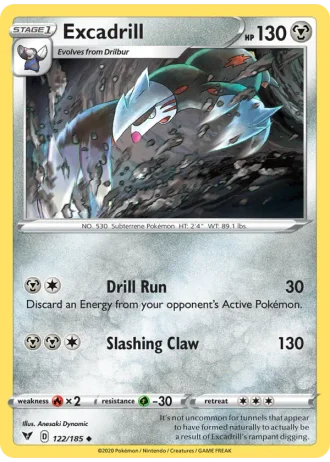 Excadrill #122/185 — Vivid Voltage