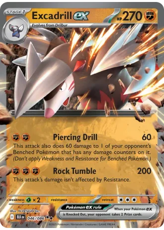 Excadrill ex #046/86 — Black Bolt
