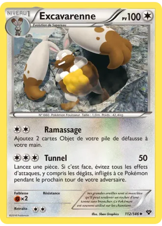 Excavarenne #112/146 — XY