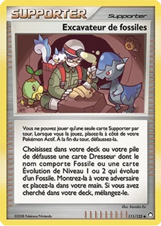 Excavateur de fossiles #111/123 — Trésors Mystérieux