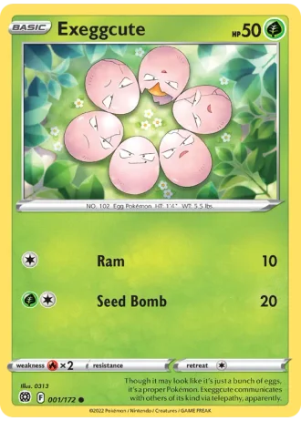 Exeggcute #001/172 — Brilliant Stars