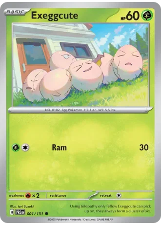 Exeggcute #001/131 — Prismatic Evolutions