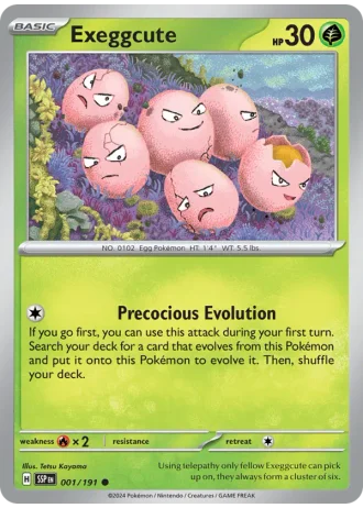 Exeggcute #001/191 — Surging Sparks