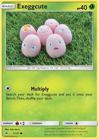 Exeggcute #1/131 — Forbidden Light