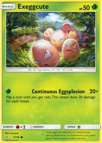 Exeggcute #1/156 — Ultra Prism