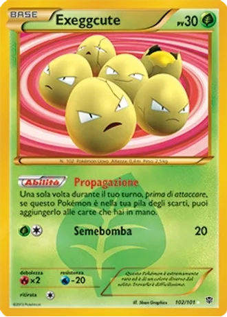 Exeggcute #102/101 — Esplosione Plasma
