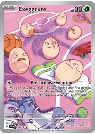 Exeggcute #192/191 — Surging Sparks