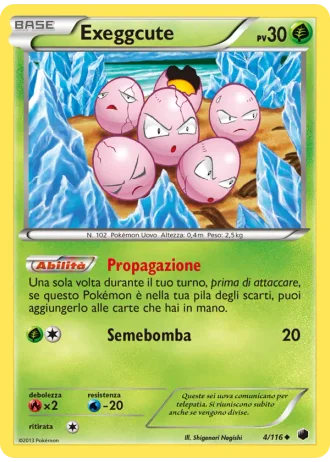 Exeggcute #4/116 — Glaciazione Plasma