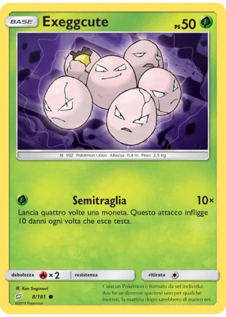 Exeggcute #8/181 — Gioco di Squadra