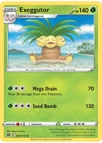 Exeggutor #002 — Brilliant Stars