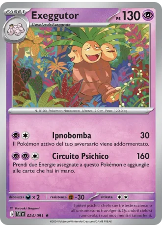 Exeggutor #024 — Destino di Paldea