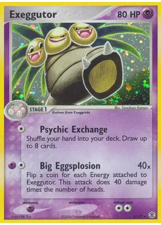 Exeggutor #5/112 — EX RossoFuoco e VerdeFoglia