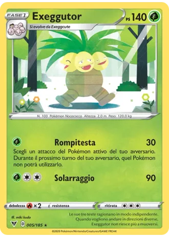 Exeggutor #5 — Voltaggio Sfolgorante