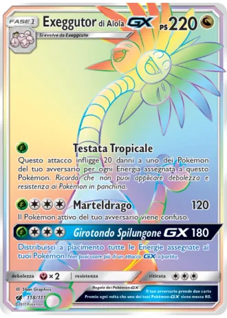 Exeggutor di Alola GX #118/111 — Invasione Scarlatta